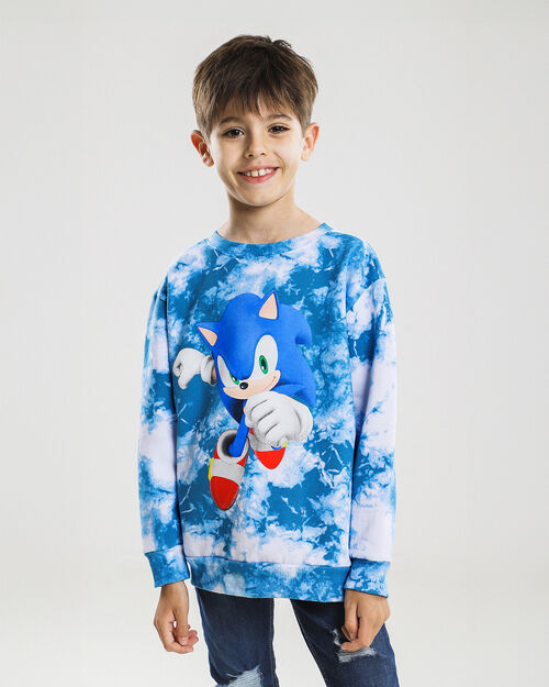 Sudadera Azul Sonic